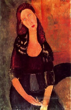  Jeanne Decoraci%C3%B3n Paredes - Jeanne Hebuterne sentada 1918 Amedeo Modigliani